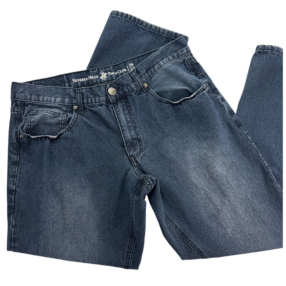 Beverly Hills Polo‎ Club Jeans Men's 36x32 Blue Denim Pants Casual Normcore